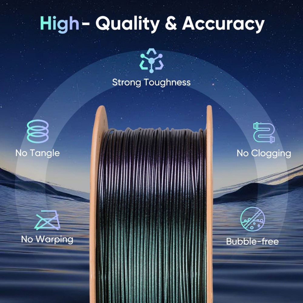 PETG Hyper Speed Burnt Titanium 1kg Green - ERYONE - Image 5