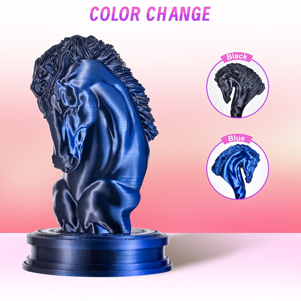 PLA High Speed Silk Dual-Color 1kg Midnight Blue and Black - ERYONE - Image 3