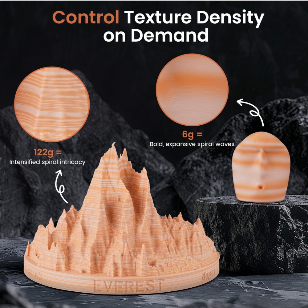 PLA Hyper Speed Matte Rock 1kg Maple Amber - ERYONE - Image 2