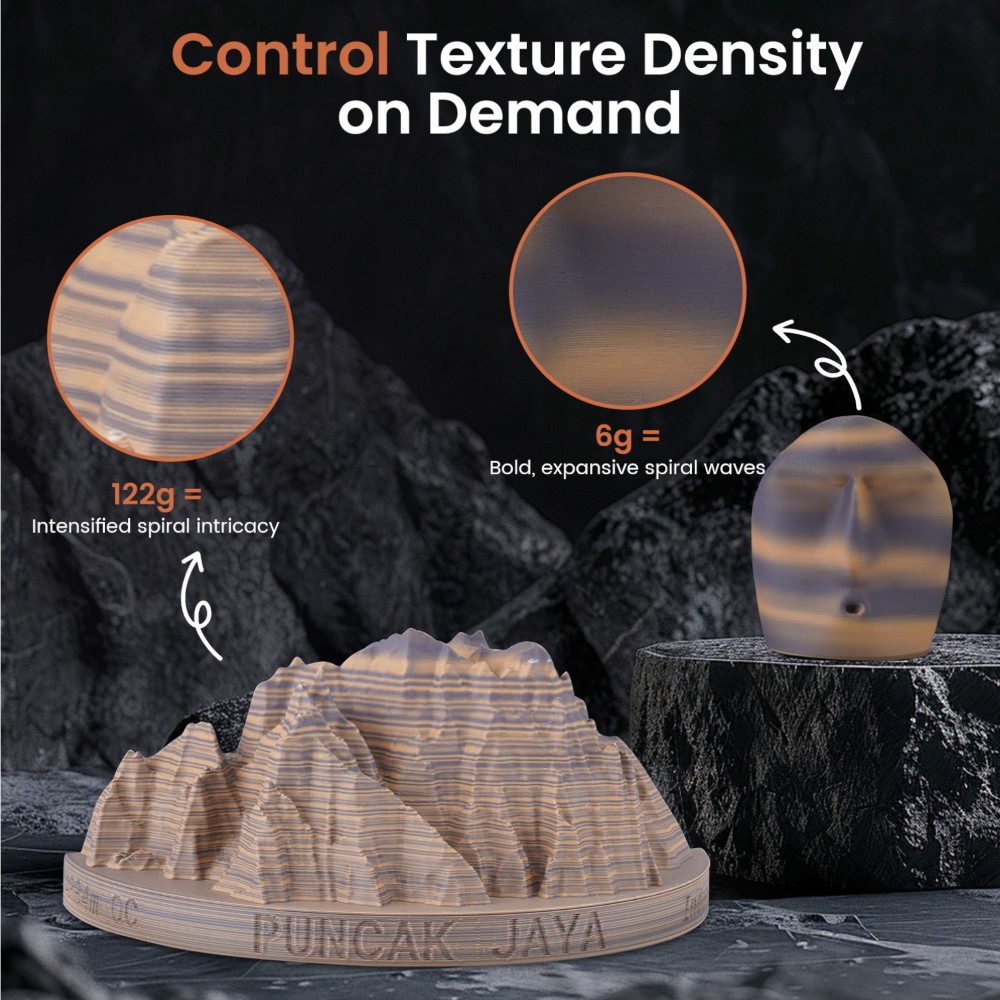 PLA Hyper Speed Matte Rock 1kg Totem Carving - ERYONE - Image 2