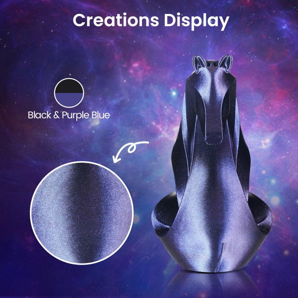 PLA Dual Color Burnt Titanium 1kg Black and Purple Blue - ERYONE - Image 4