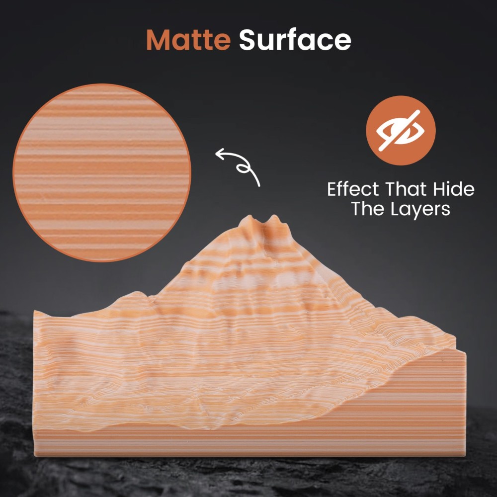 PLA Hyper Speed Matte Rock 1kg Maple Amber - ERYONE - Image 3
