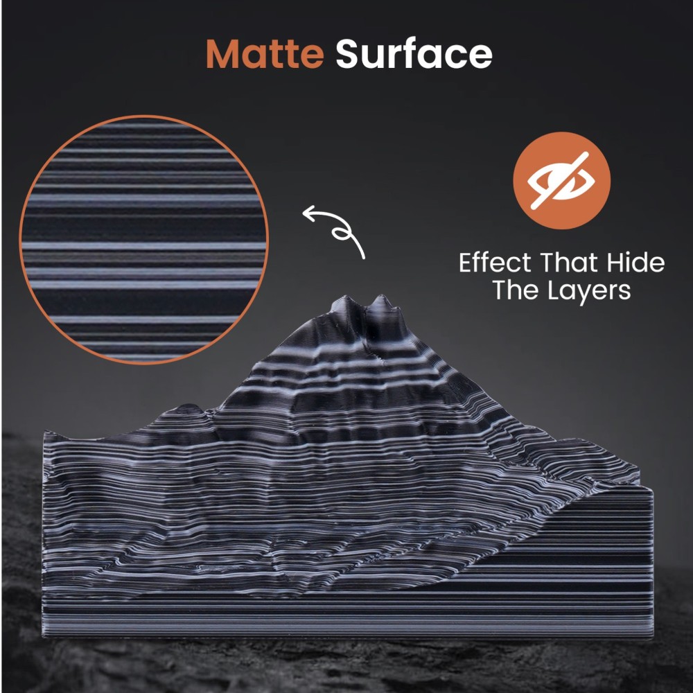 PLA Hyper Speed Matte Rock 1kg Zebra Stone - ERYONE - Image 3