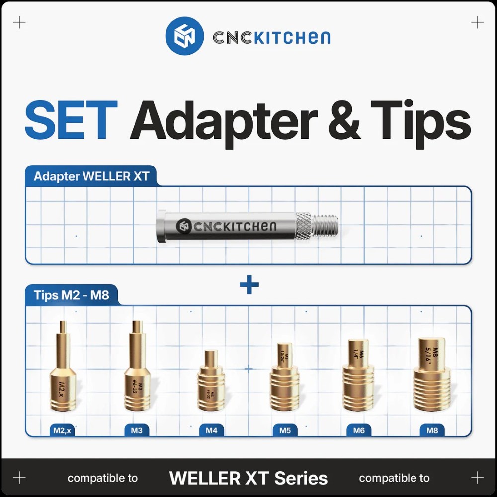 Soldering Tips SET compatible with Weller XT - CNC Kitchen - Image 4