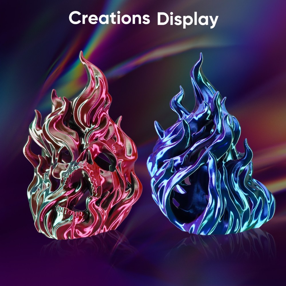 PLA Hyper Speed Silk Quadruple Color 1kg Evil Pool (Red, Purple, Blue and Green) - ERYONE - Image 3