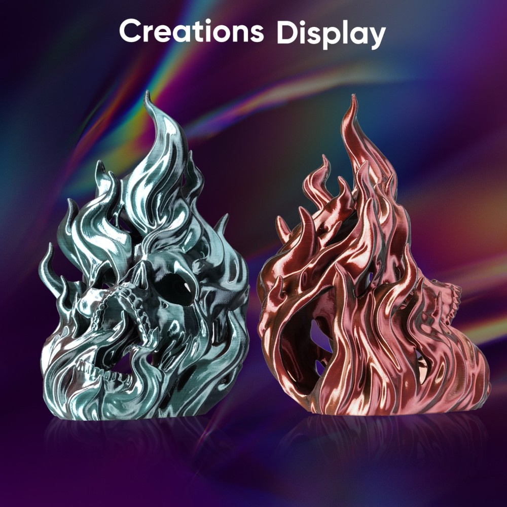 PLA Hyper Speed Silk Quadruple Color 1kg Gorgeous Sum (Black, Gold, Red and Green) - ERYONE - Image 3