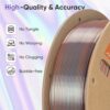 PLA Hyper Speed Silk Quadruple Color 1kg Emerald Athene (Silver, Rose Gold, Emerald Green and Wine Red) - ERYONE