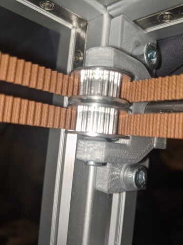 Clique para visualizar em tela cheia Polia para alinhamento Correia GT2 20 Dentes Rolamento 3mm Furo Alumínio ( GT2 timing belt pulley ) - AIMSOAR photo review