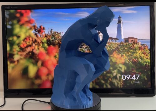 Clique para visualizar em tela cheia PLA Polyterra 1kg Sapphire Blue - Polymaker photo review