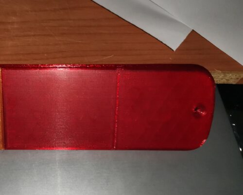 Clique para visualizar em tela cheia PETG 1kg Transparent Red - Filament PM photo review