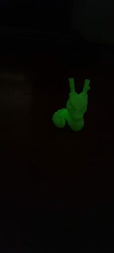 Clique para visualizar em tela cheia PLA HD 1kg PHOSPHORESCENT Glow in the dark Verde Alien Green - WINKLE photo review