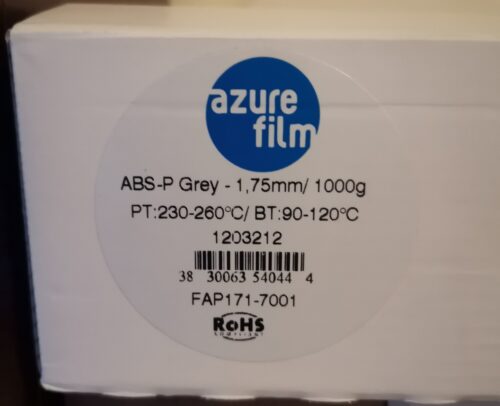 Clique para visualizar em tela cheia ABS+ Plus 1kg Grey - Azurefilm photo review